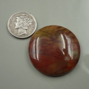 #AG 105 Agate 55.05ct. 30 mm $35.00
