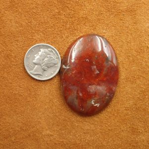 #AG 114 Moss Agate 49.45ct. 30x40mm $49.45