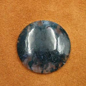 #AG 122 Moss Agate 68.65ct. 38mm $35.00