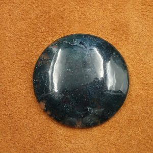 #AG 124 Moss Agate 70.85ct. 38mm $35.00