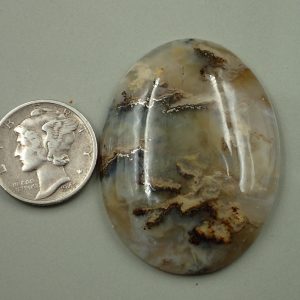 #AG 94 Plume Agate 30x40mm 59.70ct. $59.70