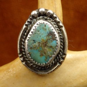 J-22 Turquoise Ring Sterling 7 ¼ Size $150.00